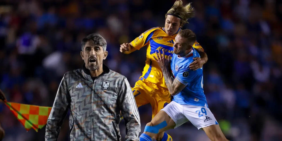 Veljko Paunovic y jugadores de Tigres y Cruz Azul/Foto Zona Deportes Mx.