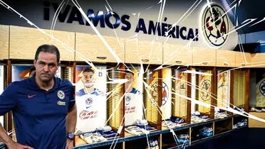 Vestidor del Club América. Foto: Club América