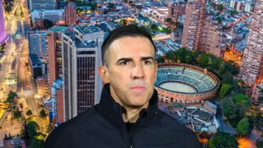 Vicente Sánchez y ciudad colombiana de fondo/ Foto El Tiempo.com