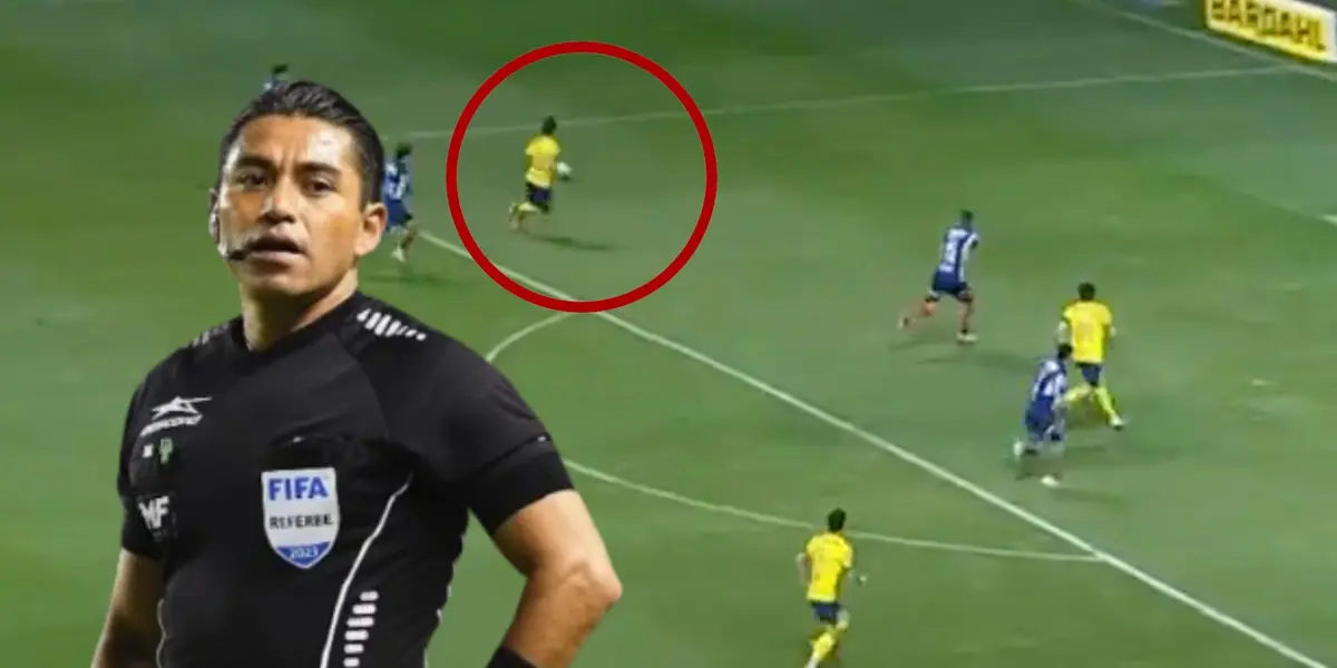 Víctor Cáceres en el América vs Monterrey / FOTO DIARIO AS