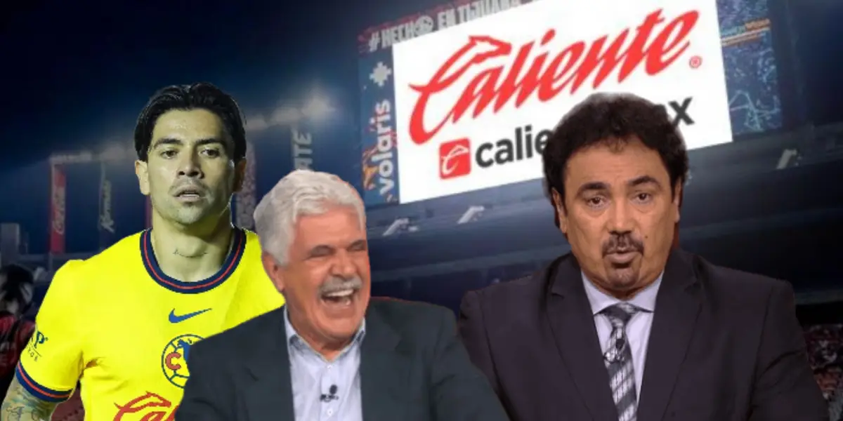 Víctor Dávila, Ricardo Ferretti riendo y Hugo Sánchez hablando/Foto Impacto Visual.