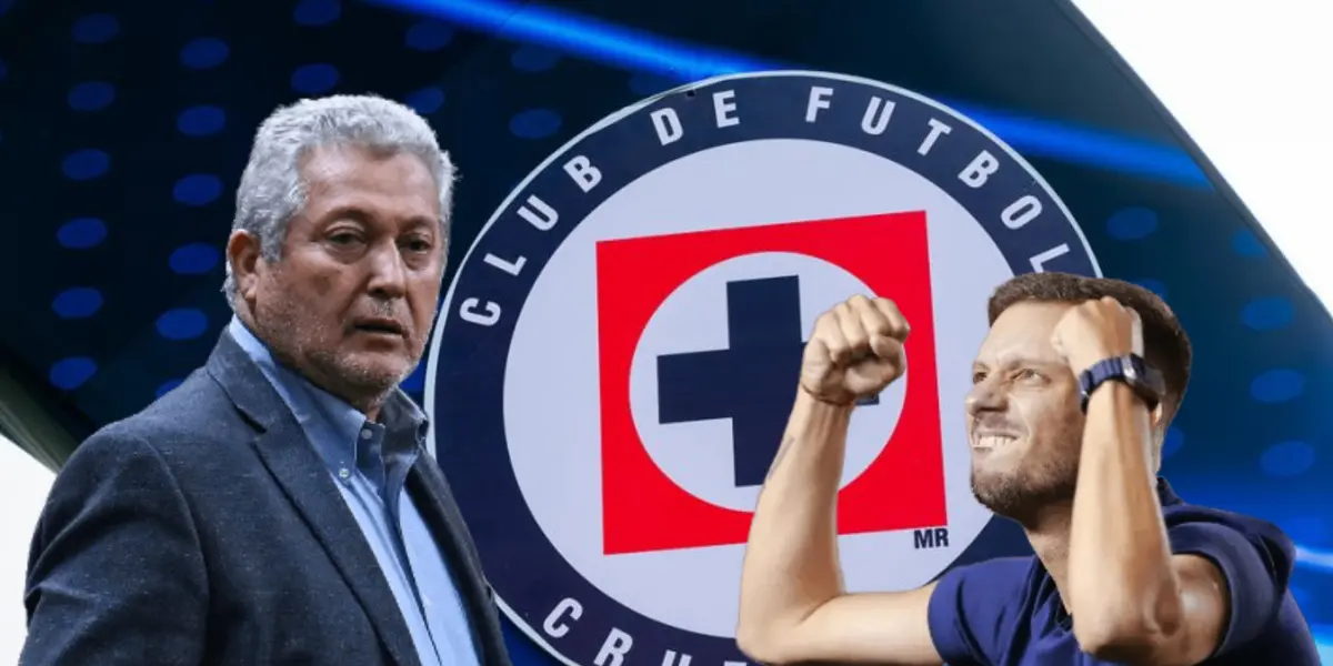 Víctor Manuel Vucetich y Martín Anselmi agitando manos/Foto Fútbol Total.