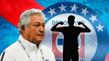 Víctor Manuel Vucetich y sombra de Samuel Espinosa/ Foto W Deportes.
