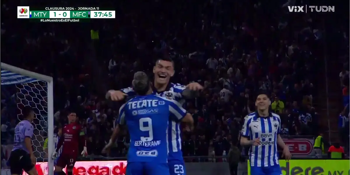VIDEO | Arteaga y Berterame adelantan a Rayados con GOLAZOS y ganan 2 a 0 a Mazatlán