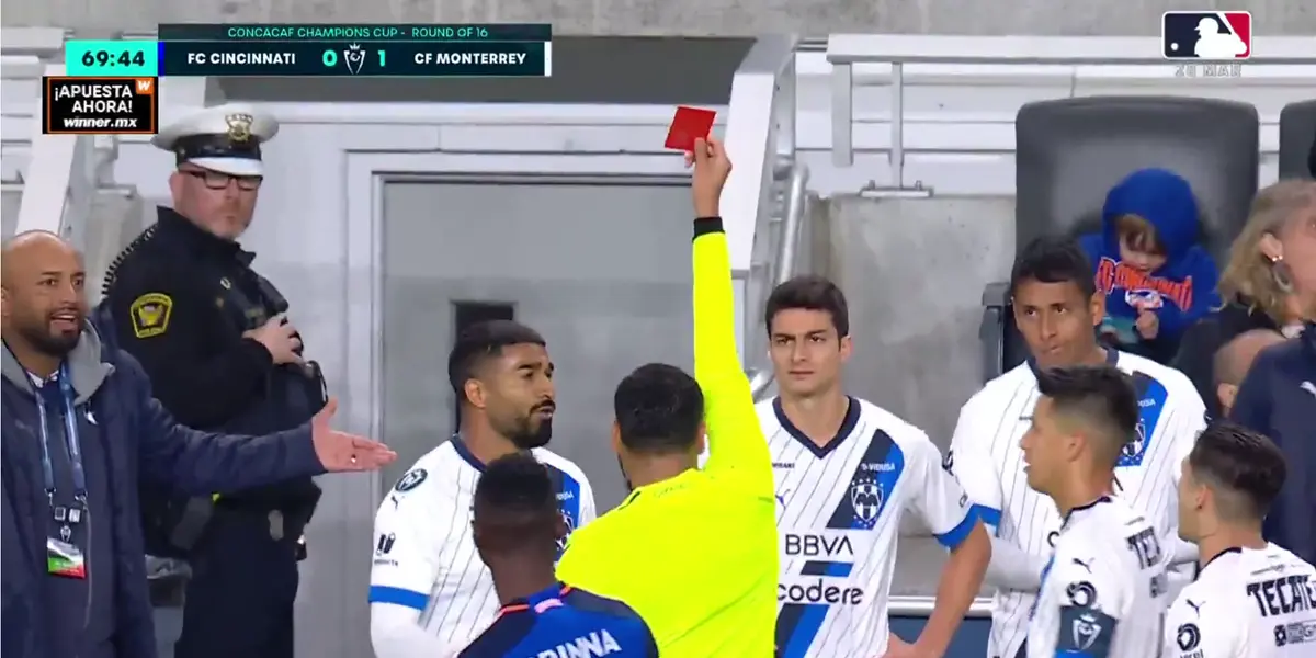 VIDEO | Grave error de Aguirre, lo expulsan y Rayados en desventaja vs Cincinnati