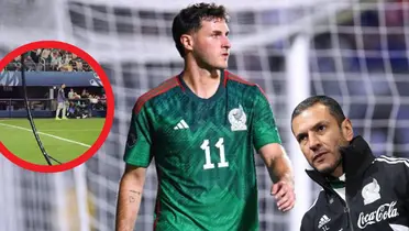 VIDEO | Santi Giménez agresivo tras no jugar el México vs Panamá y el castigo del Jimmy
