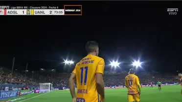 VIDEO | Ya se estrenó Brunetta, golazo de Tigres y ya le dieron la vuelta al ASL