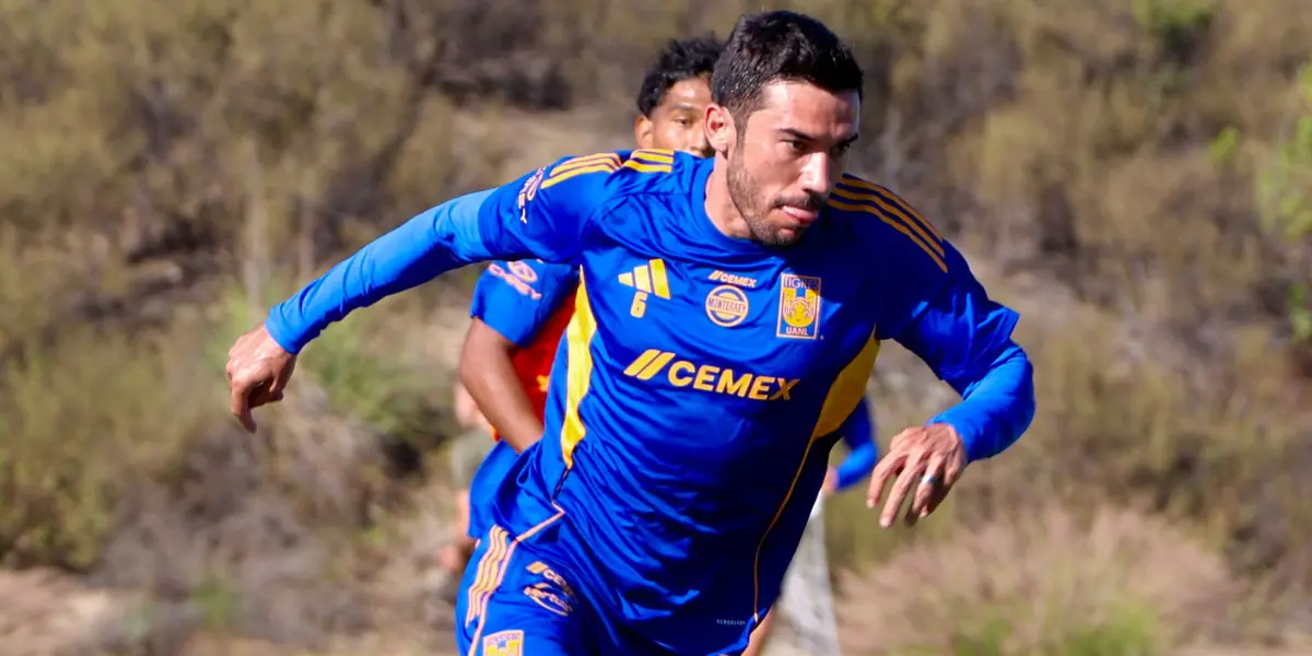 Vigón en entreno. Foto: Tigres