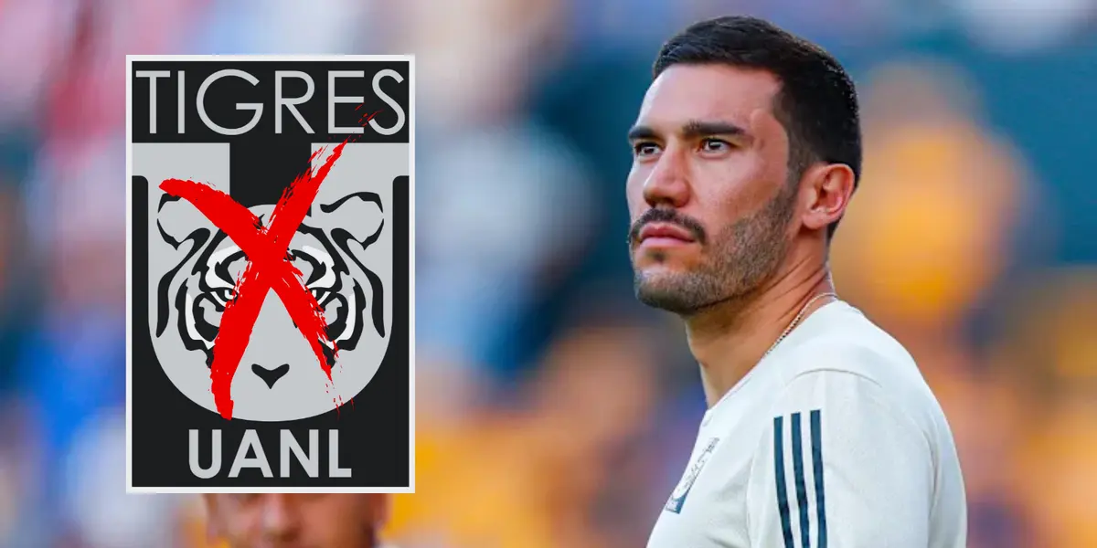 Vigón en partido con Tigres. Foto: 90min.com