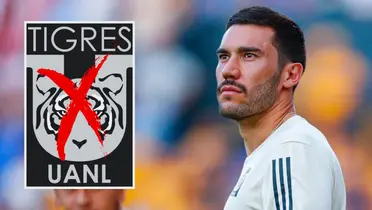 Vigón en partido con Tigres. Foto: 90min.com