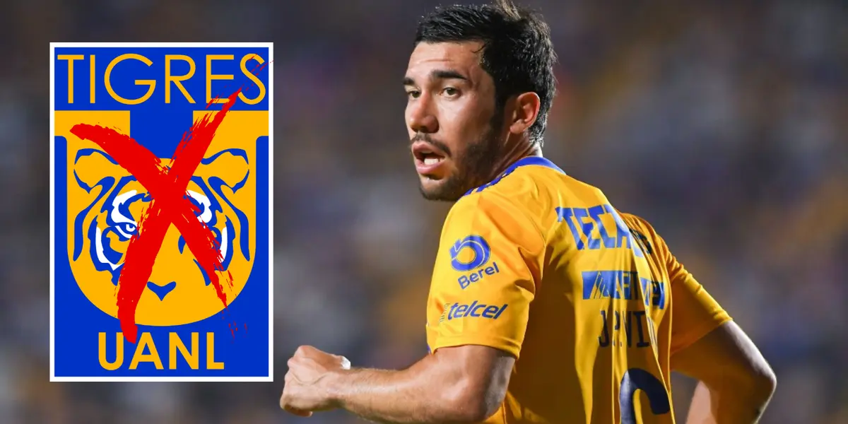 Vigón en partido con Tigres. Foto: Excélsior