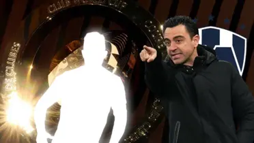 Xavi Hernández y silueta de Mariano Díaz/Foto Juan Fútbol.