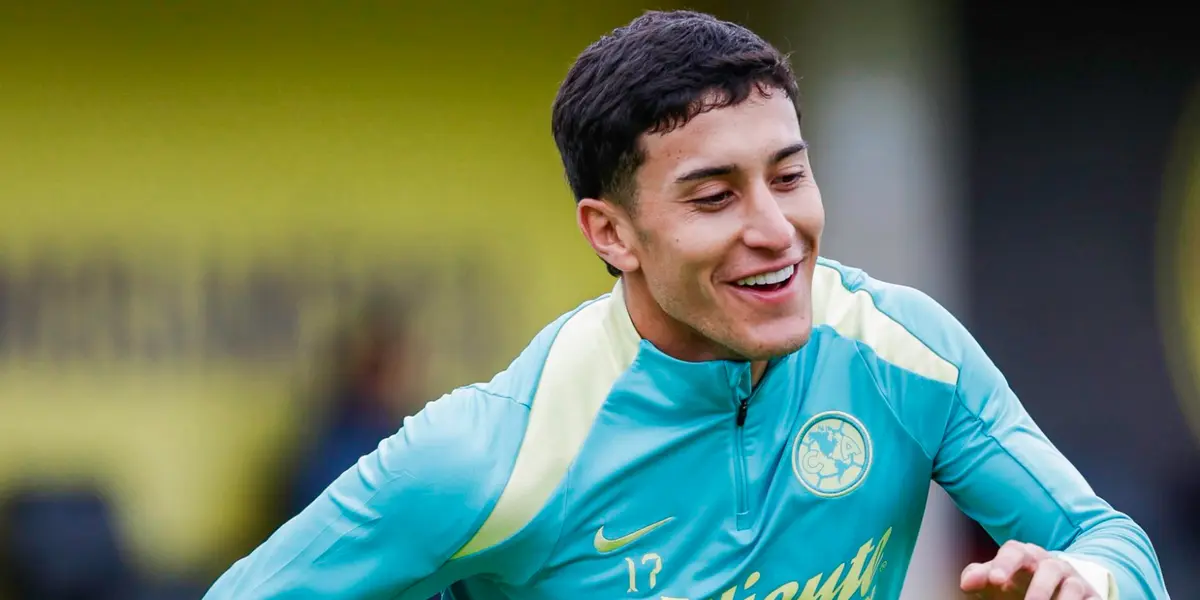 Zendejas en entreno. Foto: Club América