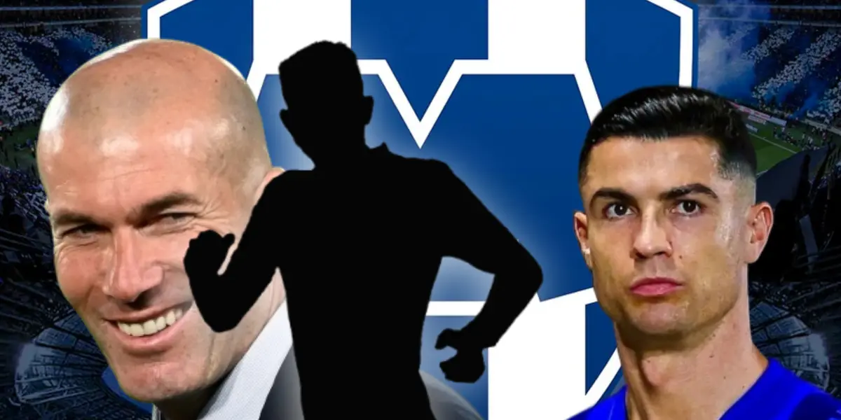 Zinedine Zidane, Cristiano Ronaldo y Borja Mayoral en forma de sombra/Foto Oferten Oferten.