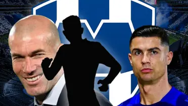Zinedine Zidane, Cristiano Ronaldo y Borja Mayoral en forma de sombra/Foto Oferten Oferten.