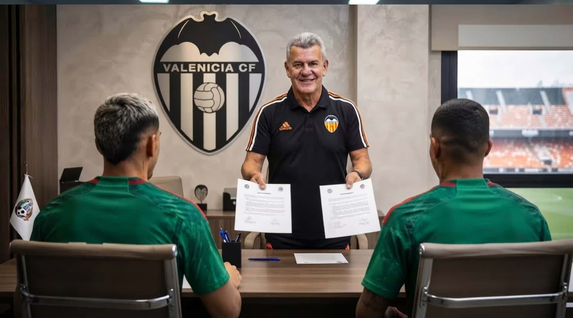 Vasco Aguirre y sus dos posibles fichajes para el Valencia