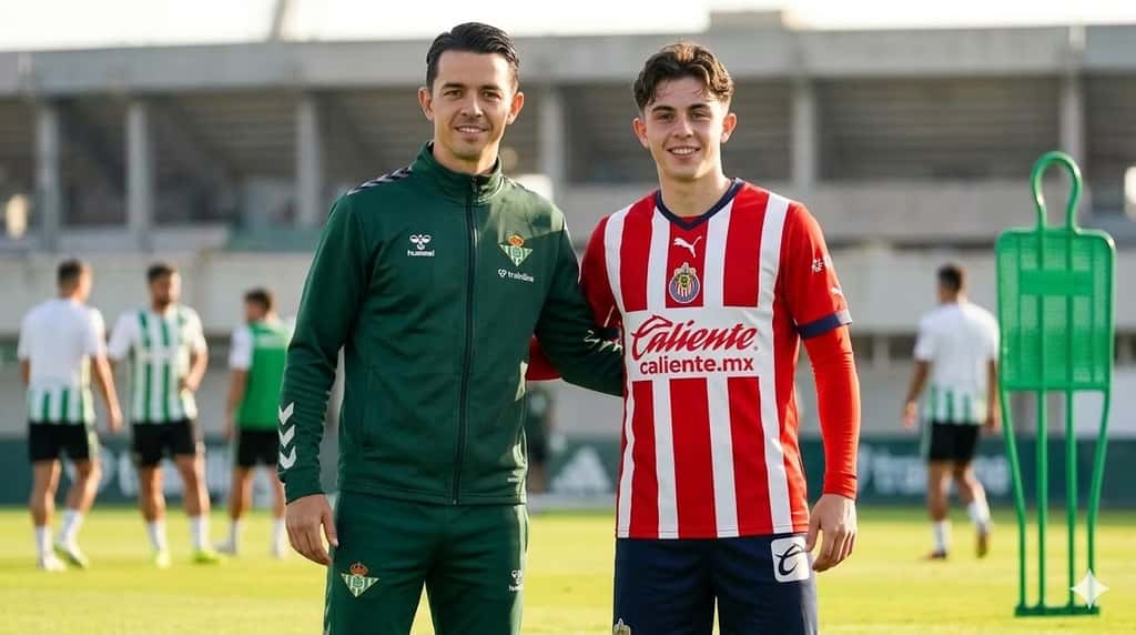 Brian Gutiérrez podría dejar Chivas y ser compañero de Álvaro Fidalgo en el Betis