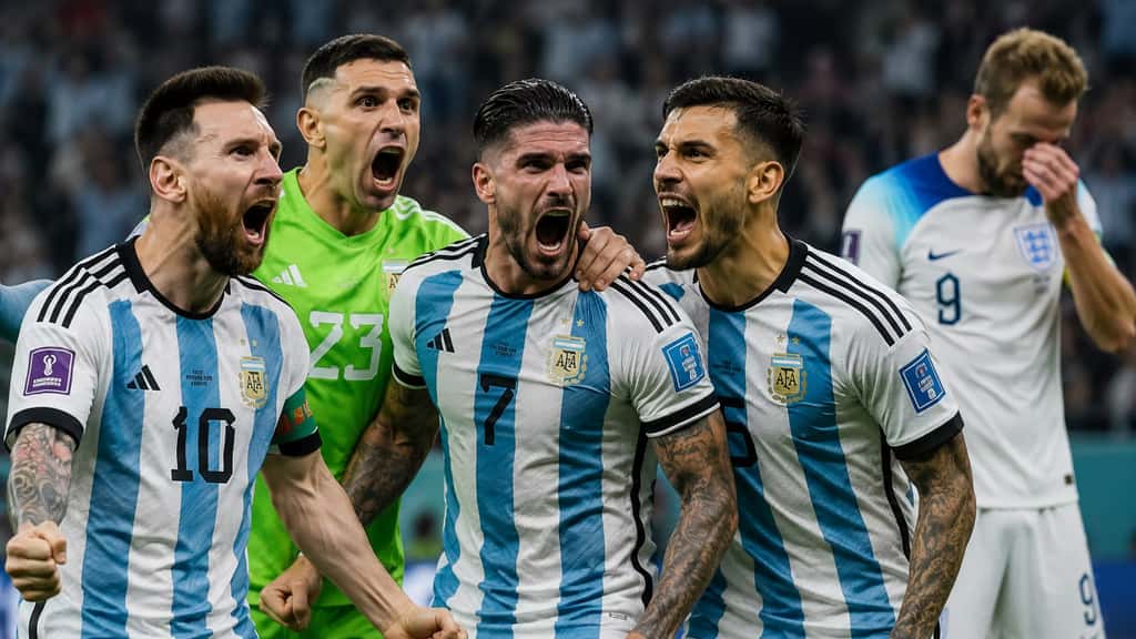 Argentina lanzó un mensaje en contra de Inglaterra en pleno festejo por derrotar a Suiza