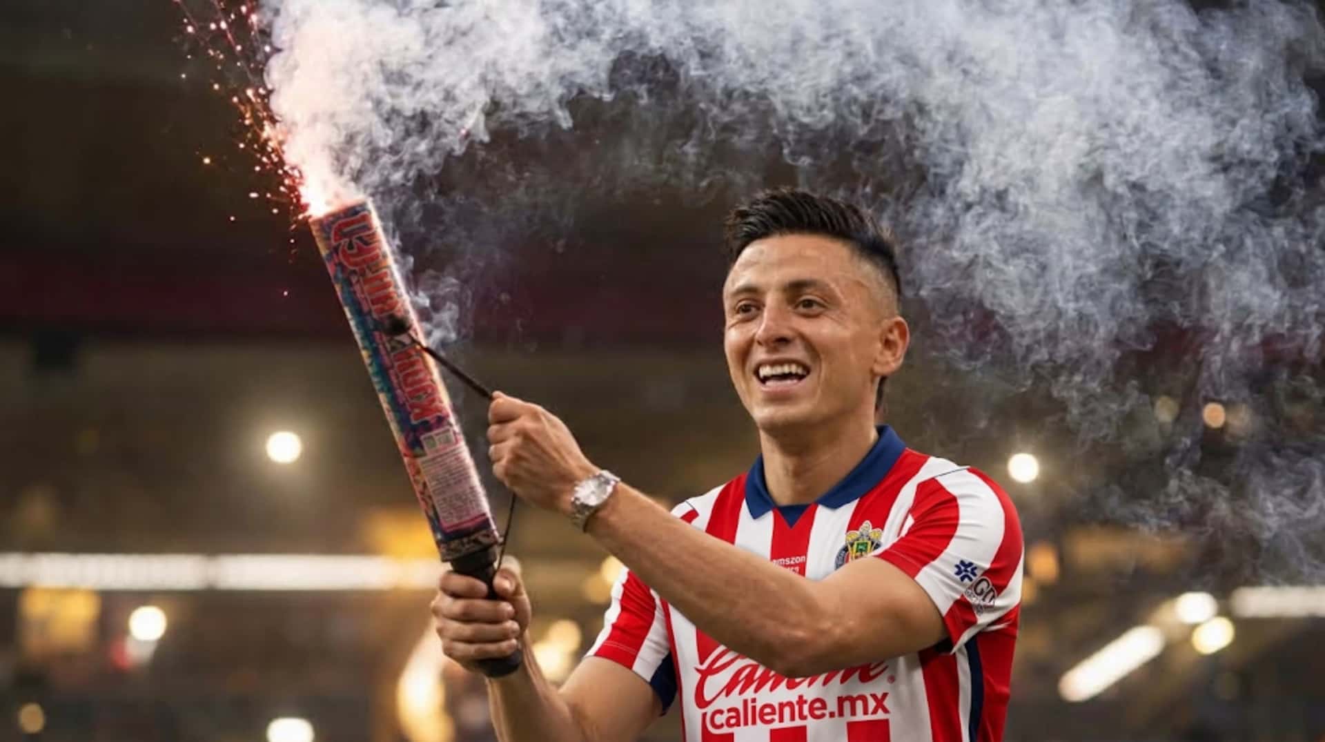 Piojo Alvarado sorprendió a la hinchada de Chivas con su experiencia lanzando cohetes