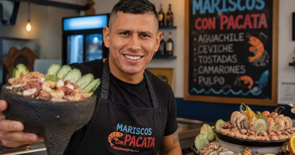 Cata Domínguez ahora vende mariscos tras su retiro y esto cuesta comer en su negocio