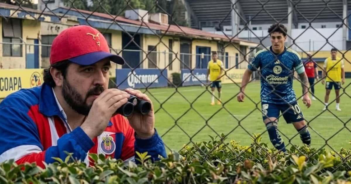 Imagen digital de Amaury Vergara vigilando a Alejandro Zendejas