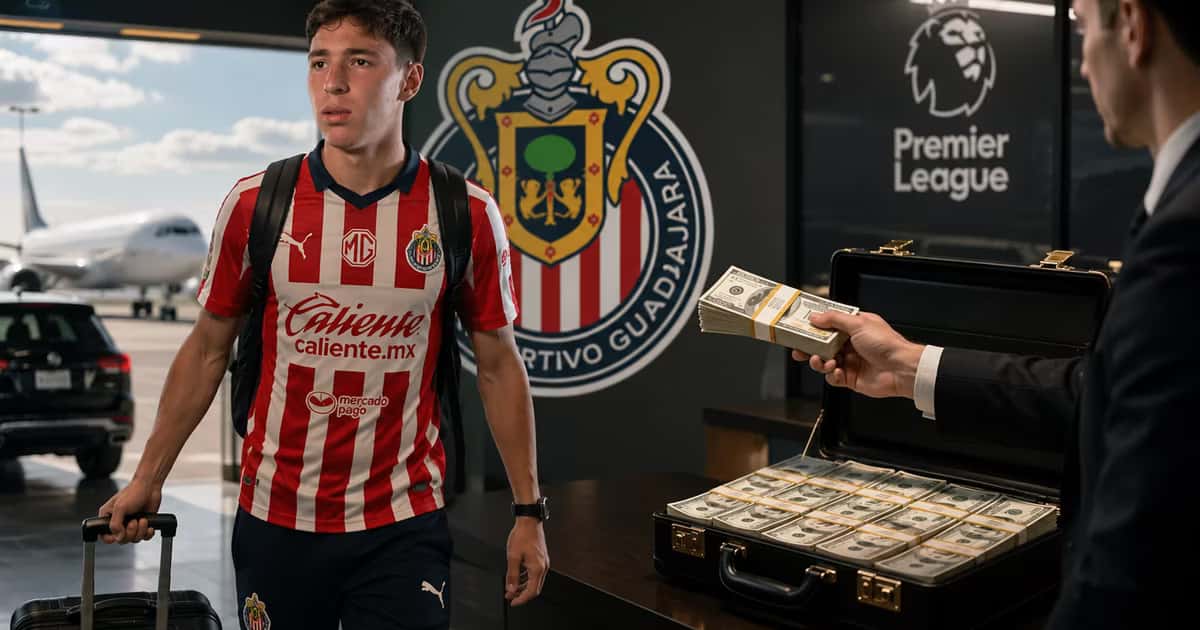 Chivas podría ganar una millonada si Mateo Chávez termina vendido a la Premier League tras brillar con México.