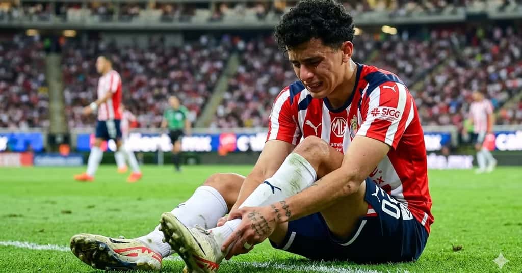Chivas se puede quedar sin Richard Ledezma ante su lesión ante Cruz Azul