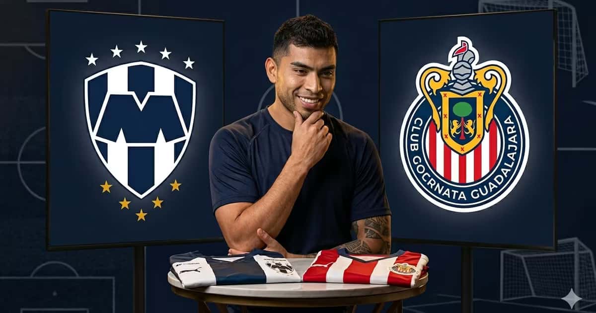 Orbelín Pineda entre Rayados y Chivas