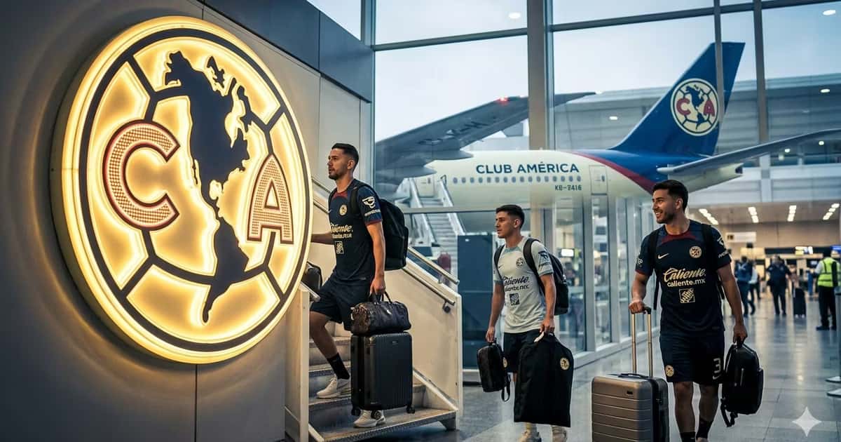 El plantel del América viejo a Europa