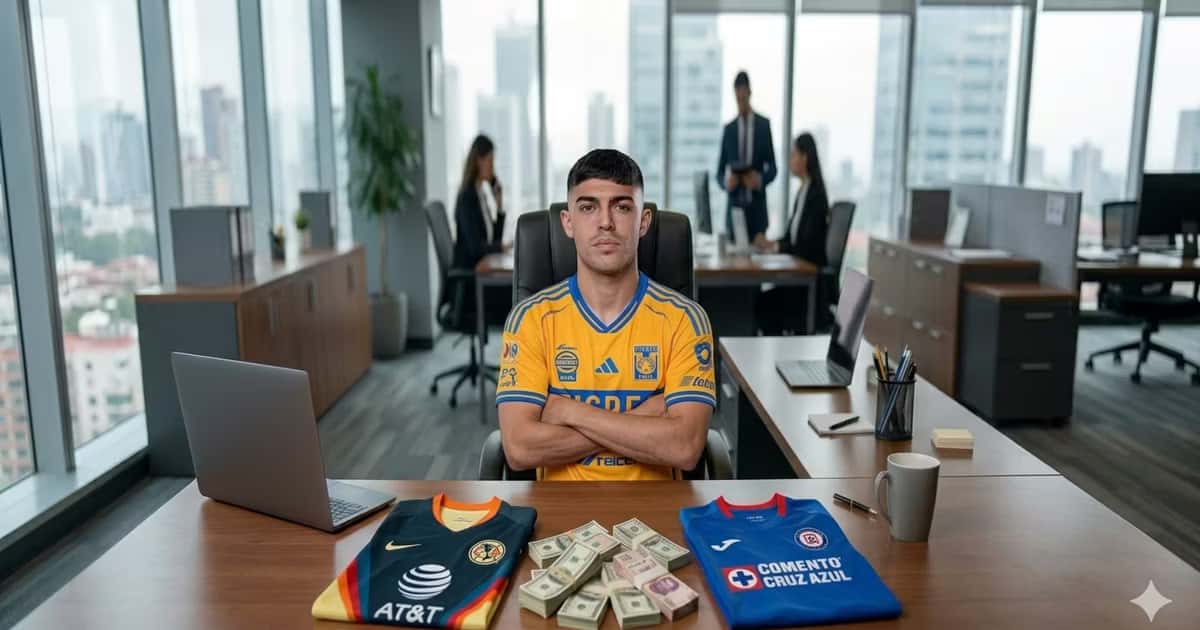 Cruz Azul y América van por Juan Brunetta