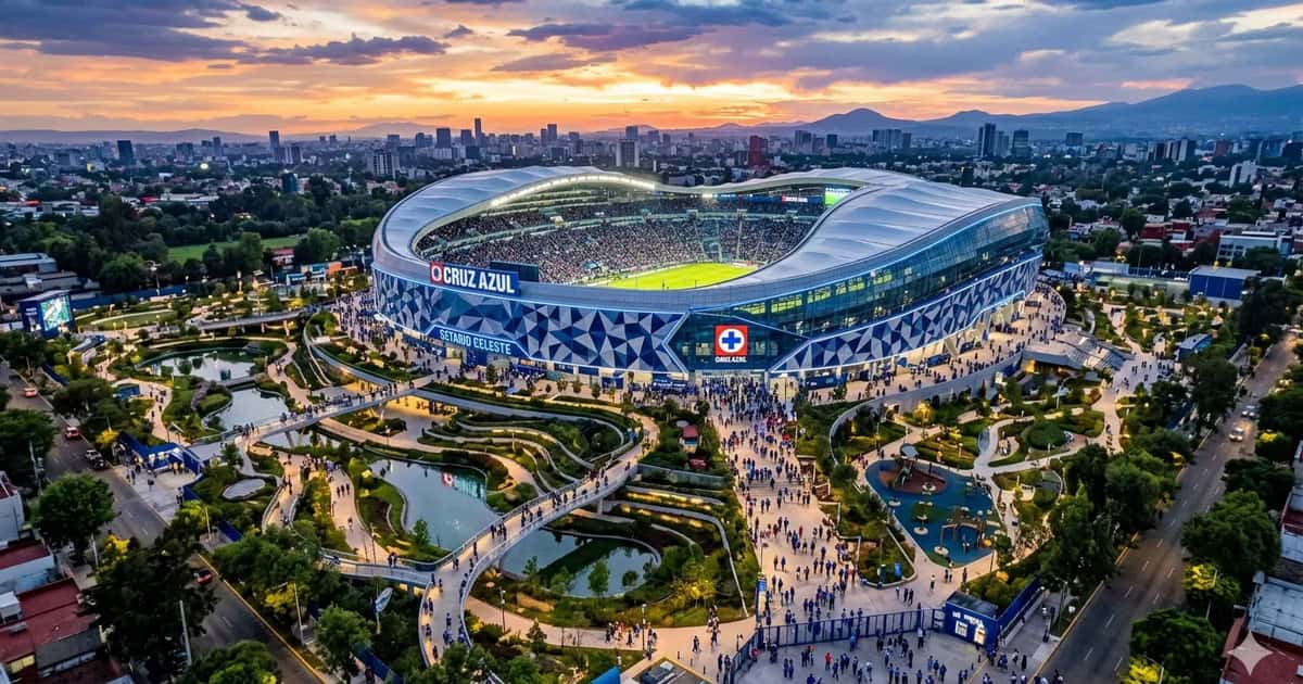 Estadio Futurista como nueva casa del Cruz Azul