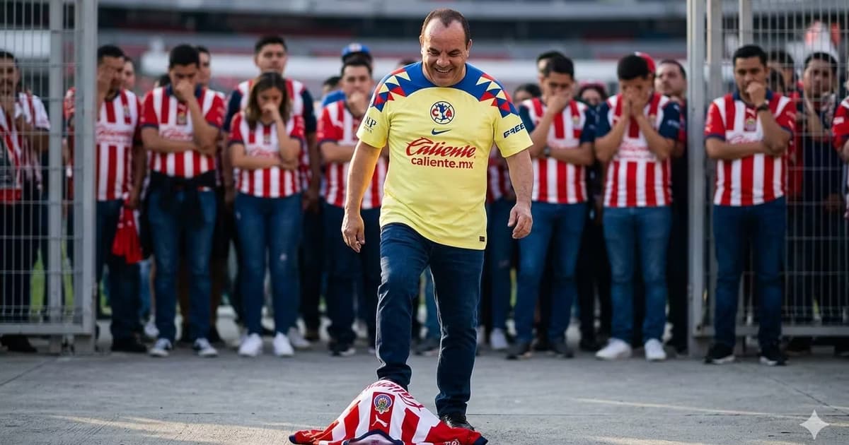 Cuauhtémoc Blanco pisó la playera de Chivas