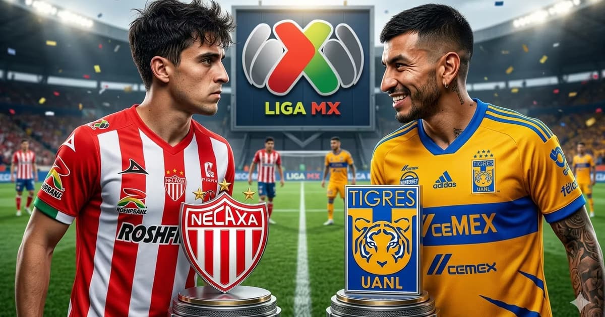 Necaxa vs. Tigres por la jornada 15 del Clausura 2026
