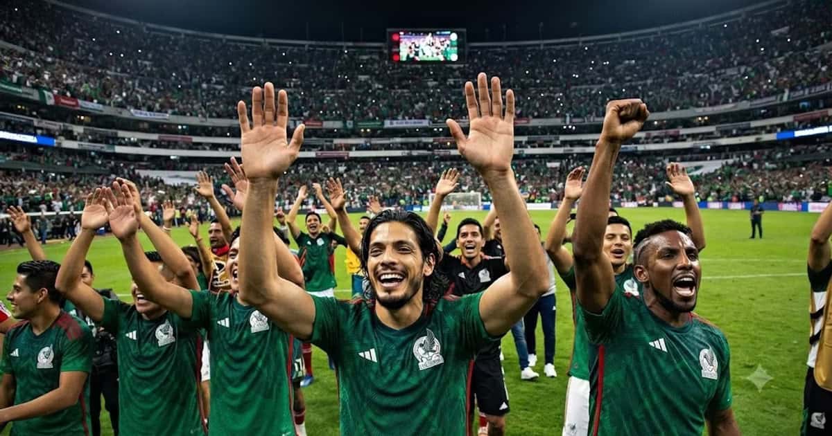 México celebró su protagonismo en el Mundial cantando Mi Mayor Anhelo, una canción muy ligada al Club América y al Estadio Azteca.