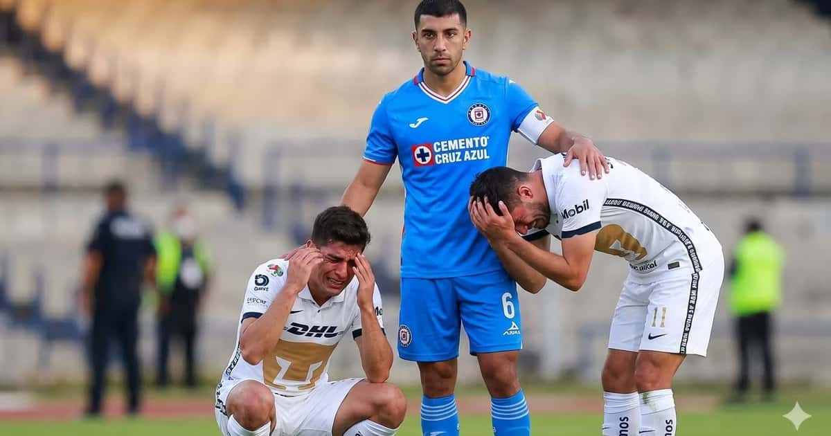 Erik Lira consoló a sus excompañeros tras ser campeón con Cruz Azul