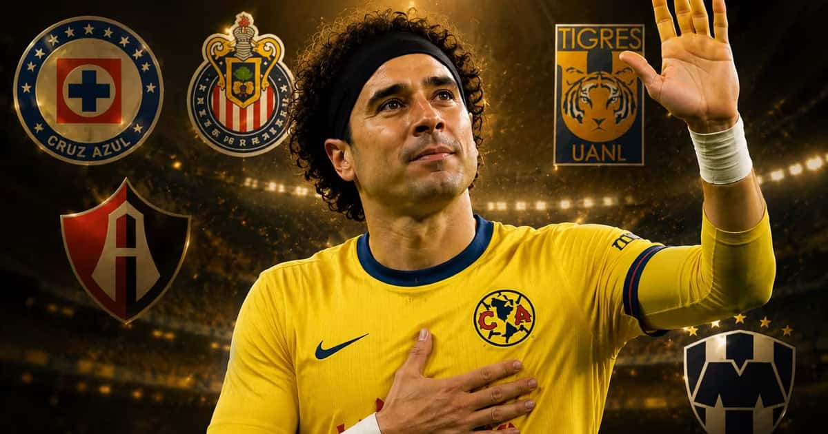Guillermo Ochoa es identificado con el América, aunque en 2004 también defendió la portería de San Luis en un partido ante Lobos BUAP.