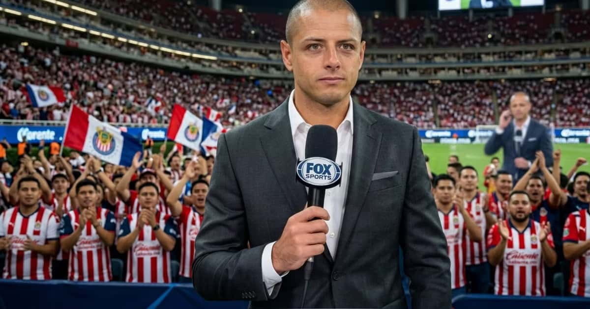 Ilustración de Javier Hernández con FOX Sports