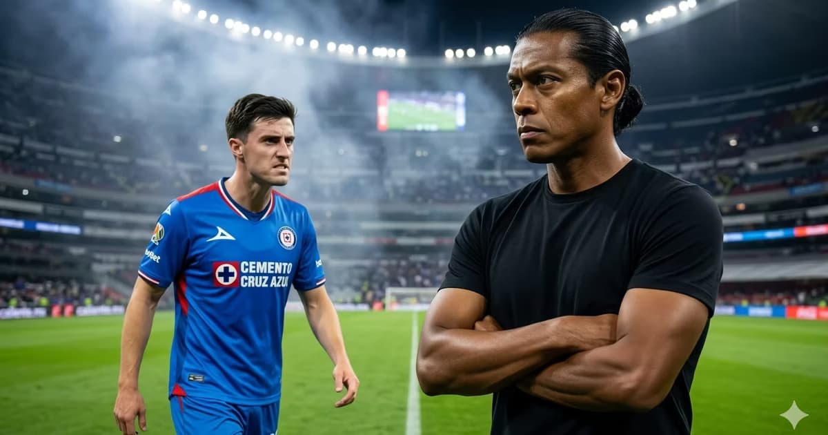 José Paradela no quiso saludar a Joel Huiqui en el Cruz Azul vs. Atlas