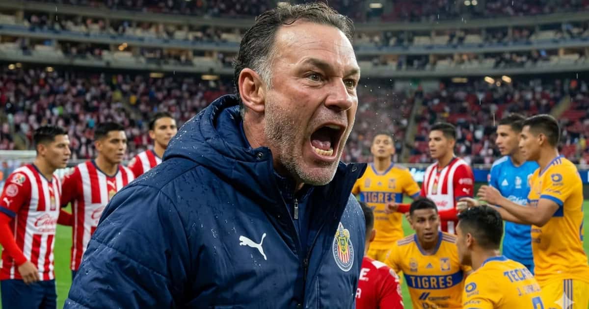 Ilustración digital de Gabriel Milito enojado