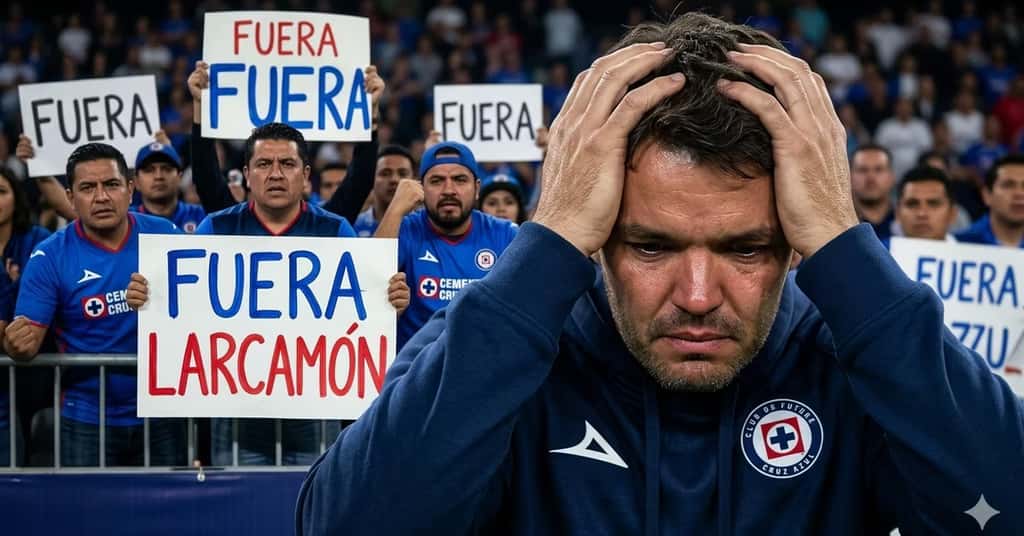 Le quedó grande Cruz Azul y lo que dijo Larcamón sobre renunciar tras el fracaso ante LAFC