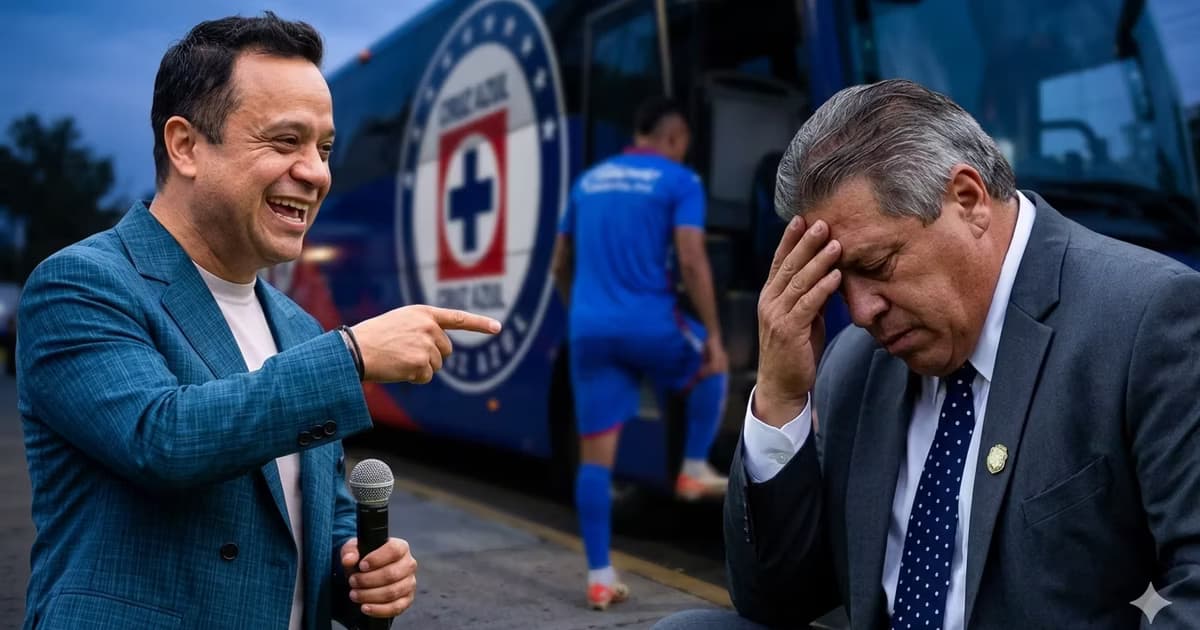 Ilustración de Víctor Velázquez en Cruz Azul y Miguel Herrera