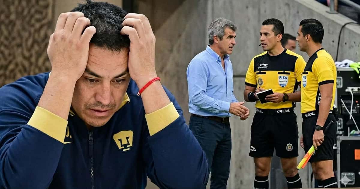 Ilustración de Efraín Juárez preocupado por el tema del arbitraje
