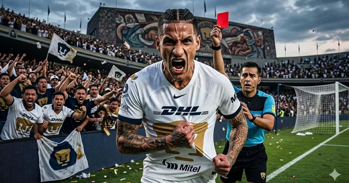 Uriel Antuna salió enojado tras la expulsión