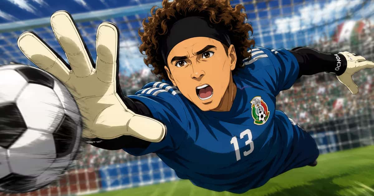 La despedida de Guillermo Ochoa con México se volvió viral tras ser recreada en versión anime.