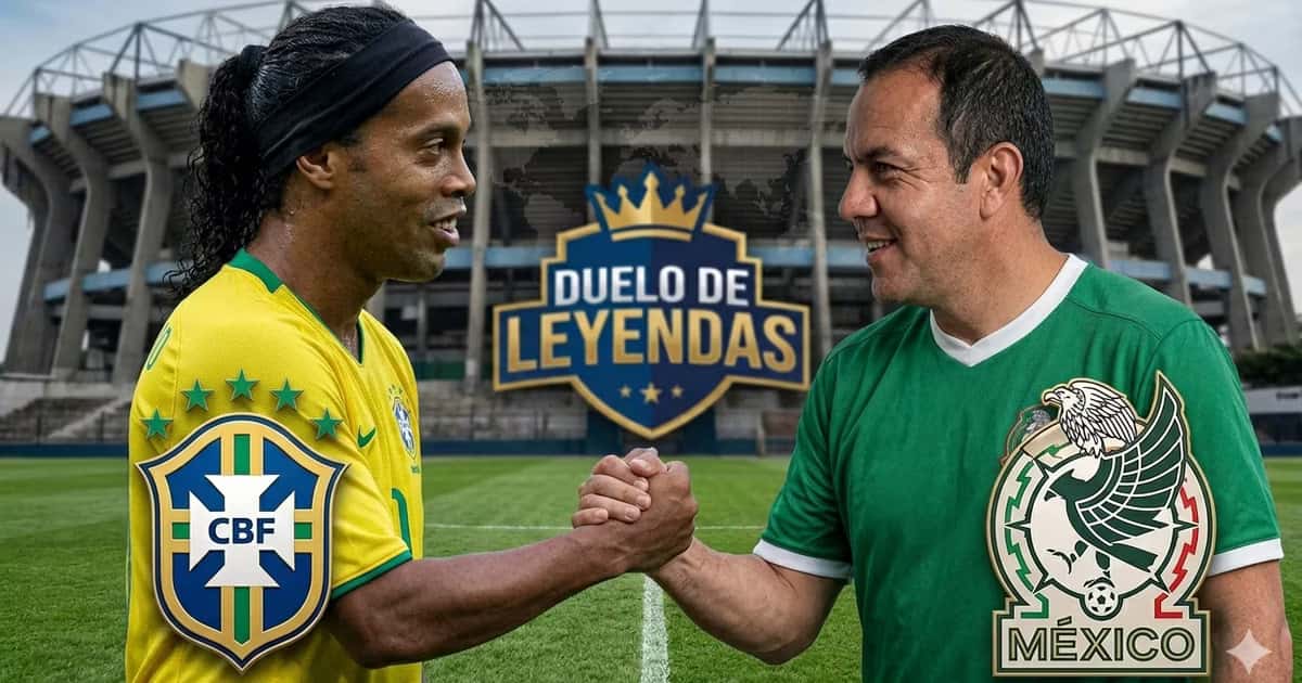 EN VIVO México vs. Brasil, el partido de Leyendas 2026