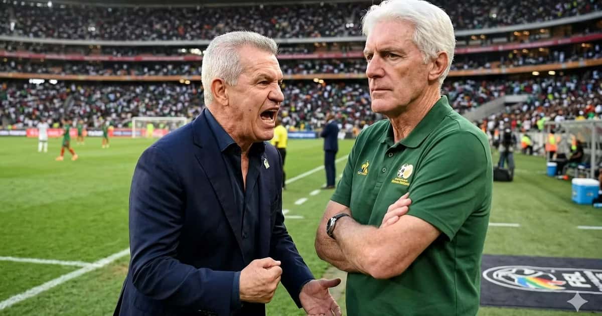 Javier Aguirre le puso en su lugar al tecnico de Sudafrica