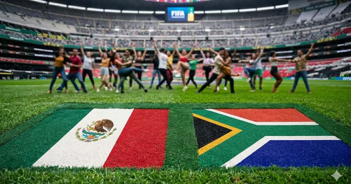 Se filtran imágenes de como sera la inauguracion del mundial