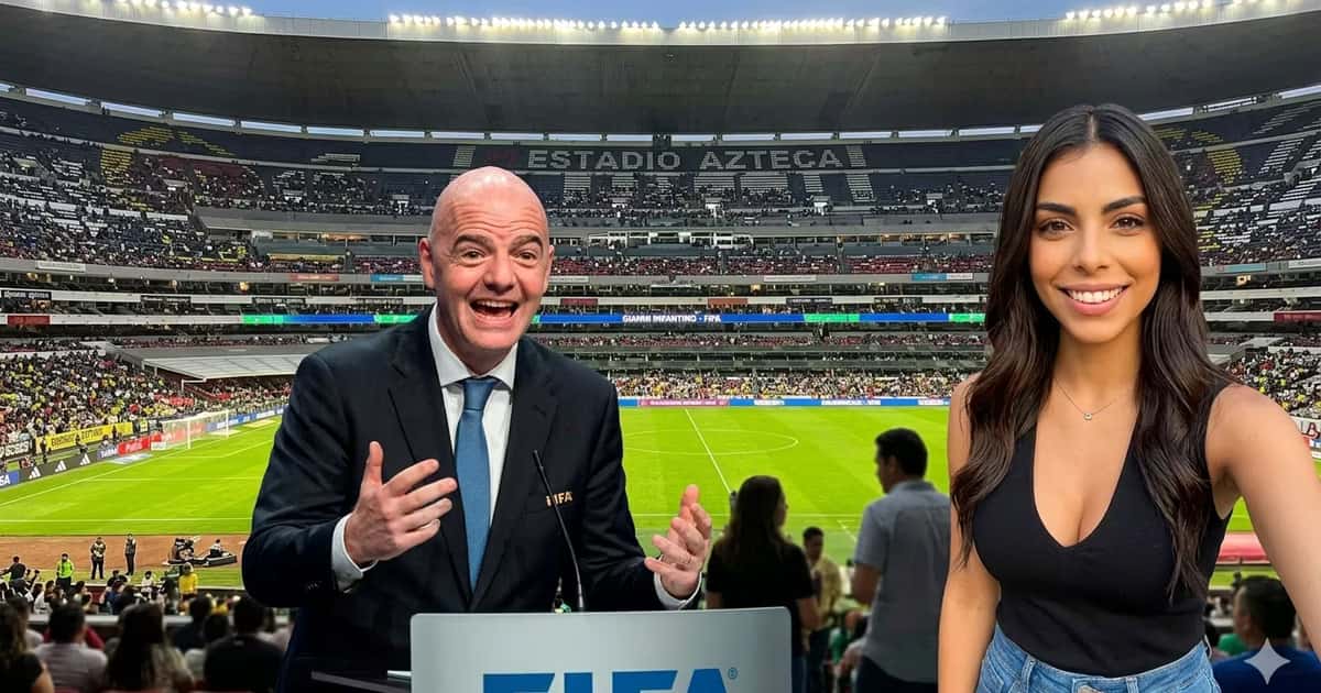 Gianni Infantino destacó la modernización del Estadio Azteca