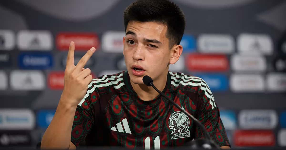 Gilberto Mora mencionó a Jude Bellingham y Lamine Yamal, dejando guiños al Real Madrid y Barcelona.