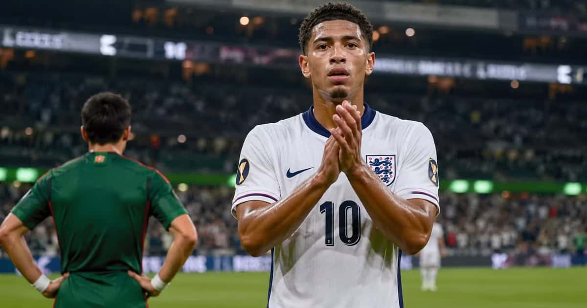 Jude Bellingham anotó doblete ante México y después elogió la intensidad del mediocampo mexicano, una frase que apunta al trabajo de Erik Lira.